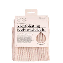 Kitsch XL Exfoliating Body Washcloth - Blush