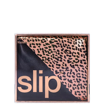 Slip Silk Hair Wrap - Wild Leopard