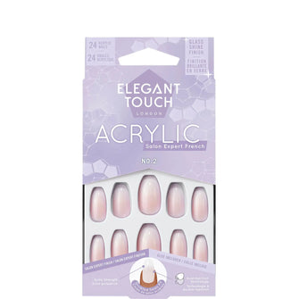 ET French Acrylic Nails No. 2 Coffin