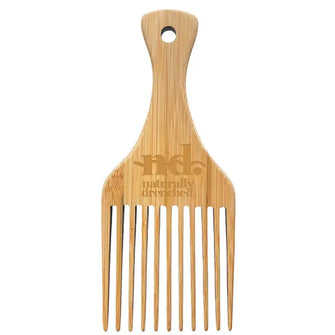 Naturally Drenched Bamboo Pick Comb