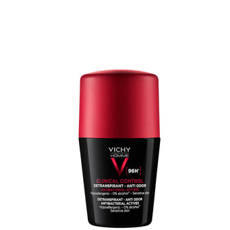 Vichy Men's Clinical Control 96HR Protection Anti-Perspirant Roll-on Deodorant 50ml