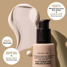 NUDESTIX Nudescreen Daily Mineral Veil SPF30 50ml (Various Shades)