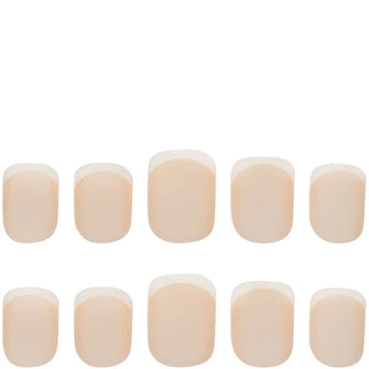 Nail HQ Square French Nails (24 Pieces)