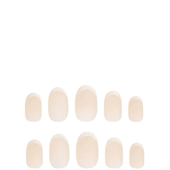 Nail HQ Oval French Nails (24 Pieces)