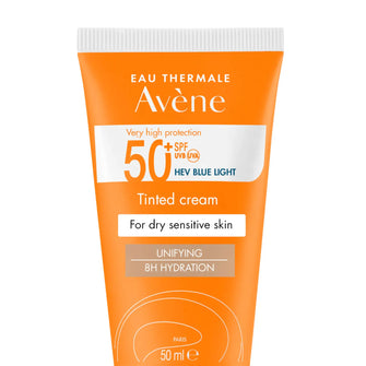 Avne Very High Protection Tinted Sun Cream SPF50+ for Dry Sensitive Skin 50ml