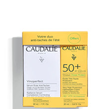 Caudalie Vinoperfect Serum and Suncare Set