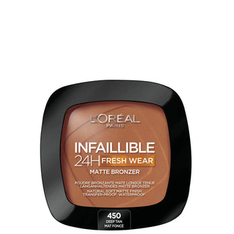 L'Oréal Paris Infallible 24H Longwear Soft Matte Bronzer 90ml (Various Shades)