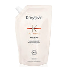 Kérastase Nutritive Bain Satin 2 Refill Pouch and Refillable Bottle Bundle