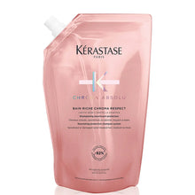 Kérastase Chroma Absolu Bain Respect Riche Refill Pouch and Refillable Bottle Bundle