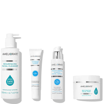 AMELIORATE Combination Skin Evening Routine Set