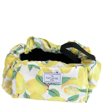 The Flat Lay Co. Open Flat Makeup Bag - Lemons