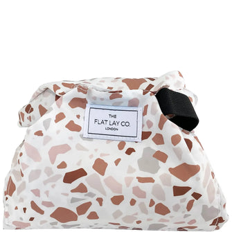 The Flat Lay Co. Open Flat Makeup Bag - Terrazzo