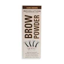 Makeup Revolution Brow Powder Stamp and Stencil Kit (Various Shades)