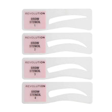 Makeup Revolution Brow Powder Stamp and Stencil Kit (Various Shades)