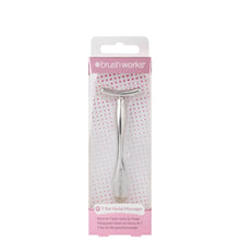 brushworks Zinc T-Bar Facial Massager