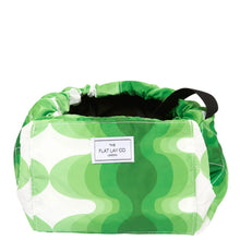 The Flat Lay Co. Open Flat Makeup Bag - Vibey Green