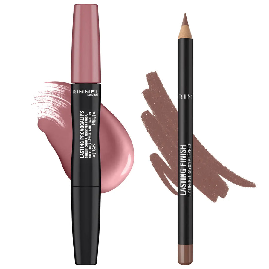 Rimmel London x Olivia Neill Exclusive Lip Kit - Nude (Worth 13.98)–  buyinstor