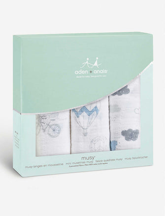 Night Sky Reverie Musy cotton muslin squares set of three