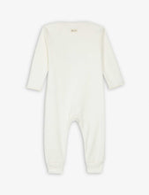 Milk organic-cotton babygrow 0-18 months