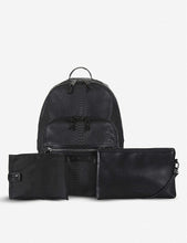 Elwood snake-embossed backpack