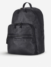 Elwood snake-embossed backpack