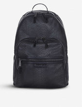 Elwood snake-embossed backpack