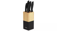 Salter 5 piece Knife Block Set - Black