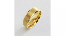 Revere Yellow Gold Plated Wedding Band Ring - P