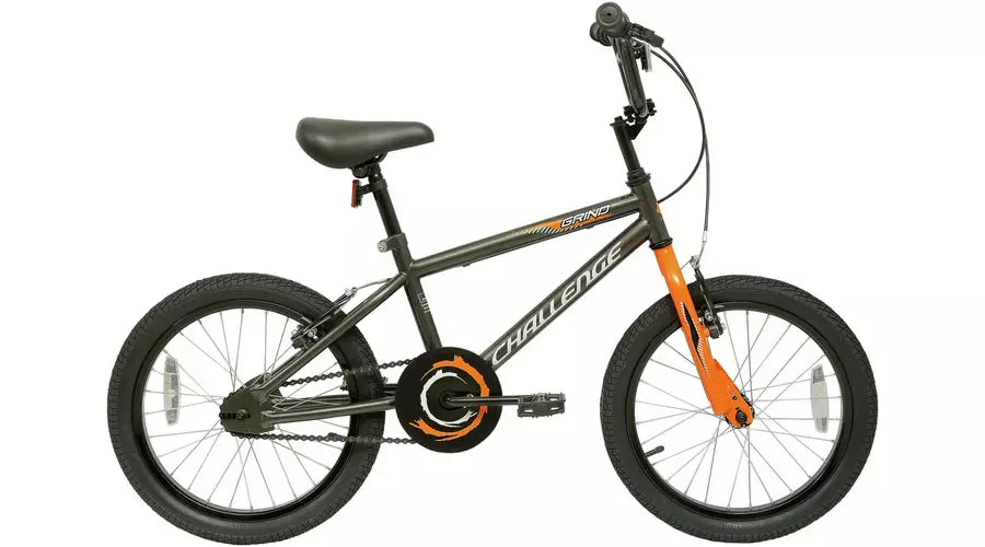 Challenge 18 inch Wheel Size Unisex Grind BMX Bike Grey buyinstor