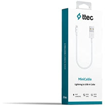 ttec minicable 30cm iPh. Charging cable white