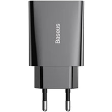 Baseus Speed Mini, Charger, Black, Quick Charger, PD, 20W
