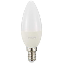Philips 40W B35 LED Candle Bulb, 6500K White Light, E14 Slim Hear