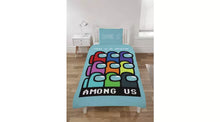 Among Us Imposter Cotton Blue Kids Bedding Set - Single