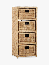 John LewisWater Hyacinth Storage Unit, 4 Drawer