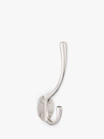 John LewisHat and Coat Hook, Satin Nickel