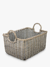 John LewisWicker Medium Basket, Grey