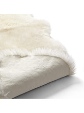 John LewisNew Sheepskin Rug Quad, Ivory