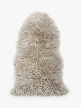 John LewisSingle Sheepskin Rug, Grey