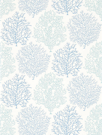 Sanderson Coral Reef Wallpaper, Marine/Blue, DVOY213390