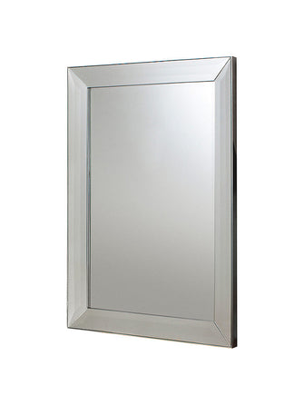 Gallery Direct Modena Rectangular Wall Mirror, Silver, 109 x 79cm