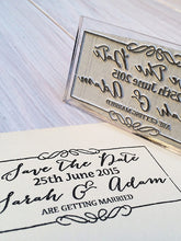 StompStamps Personalised Save The Date Stamp