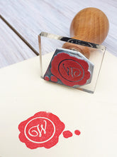 StompStamps Personalised Wax Seal Style Initial Stamp