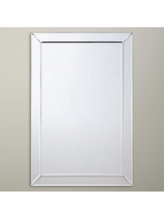 John LewisBevel Simple Wall Mirror, 90 x 60cm, Clear