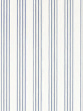 Ralph Lauren Palatine Stripe Wallpaper, Porcelain Blue, PRL050/05