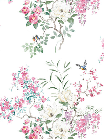 Sanderson Waterperry Magnolia Wallpaper 216306, Panel B