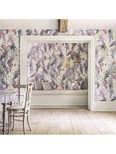 Sanderson Waterperry Wisteria Falls Wallpaper Lilac 216297, Panel B