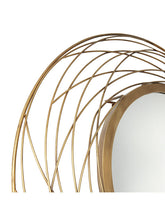 John LewisFusion Swirl Mirror, Dia.82cm, Brass