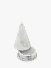 Stackers Marble Effect Large Jewellery Storage Cone, White