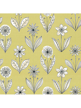 The Little Greene Paint Company Florette Wallpaper, 0272FLACIDD