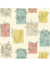 The Little Greene Paint Company Herbes Wallpaper, 0272HRCOCKT